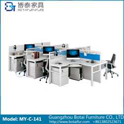 40mm Workstation Partition L Shape MY C 141